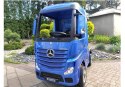 Auto Mercedes Actros Niebieski Lakierowany Ciężarówka Pilot LED MP4 LEAN CARS