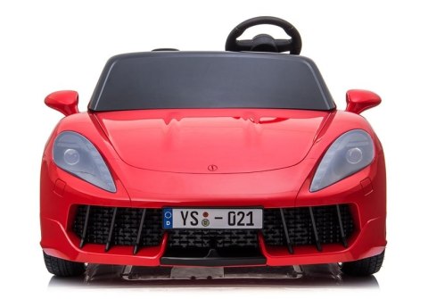 Auto na akumulator YSA021A Czerwony LEAN CARS