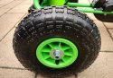 Gokart Zielony A-15 Pompowane Koła LEAN CARS
