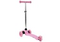 Hulajnoga Dziecięca Trójkołowa Balansowa SCOOTER Różowa LEAN Sport