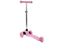 Hulajnoga Dziecięca Trójkołowa Balansowa SCOOTER Różowa LEAN Sport