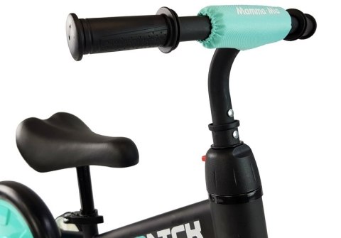 Rowerek Biegowy B-12 Czarno-Turkusowy LEAN Bike