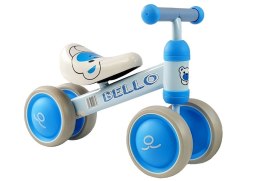 Rowerek Biegowy Bello Podwójne Kółka Niebieski LEAN Bike