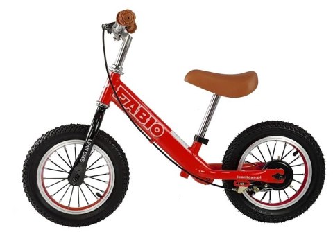 Rowerek Biegowy Fabio Czerwony LEAN Bike Rowerek Biegowy Fabio Czerwony LEAN Bike