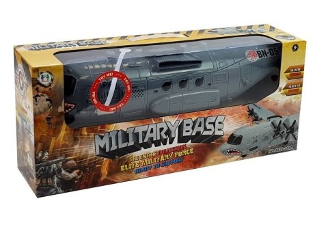 Wojskowy Samolot Baza Militarna Światła i Dźwięki LEAN Toys Wojskowy Samolot Baza Militarna Światła i Dźwięki LEAN Toys