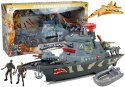 Wojskowy Statek Baza Militarna Światła i Dźwięki LEAN Toys