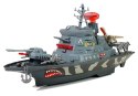 Wojskowy Statek Baza Militarna Światła i Dźwięki LEAN Toys