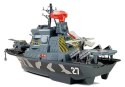 Wojskowy Statek Baza Militarna Światła i Dźwięki LEAN Toys