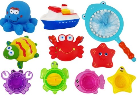 Zabawki Do Kąpieli Siatka Podbierak Rozgwiazda Żółw LEAN Toys Zabawki Do Kąpieli Siatka Podbierak Rozgwiazda Żółw LEAN Toys