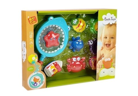 Zabawki Do Kąpieli Siatka Podbierak Rozgwiazda Żółw LEAN Toys Zabawki Do Kąpieli Siatka Podbierak Rozgwiazda Żółw LEAN Toys