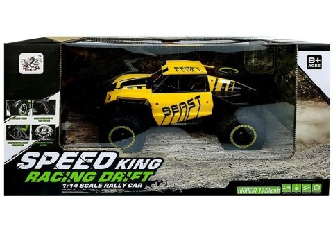 Zdalnie sterowane auto Terenowe R/C 1:14 Żółty LEAN Toys Zdalnie sterowane auto Terenowe R/C 1:14 Żółty LEAN Toys