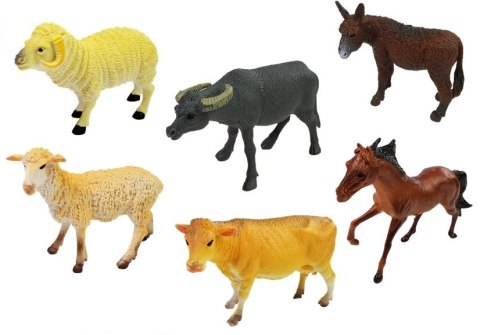 Zestaw Figurek Zwierzęta Domowe Gumowe 6szt LEAN Toys