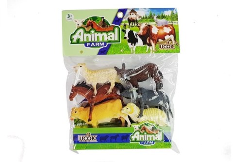 Zestaw Figurek Zwierzęta Domowe Gumowe 6szt LEAN Toys