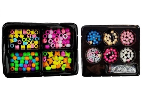 Zestaw Koralików z Kuferkiem Koraliki Biżuteria LEAN Toys