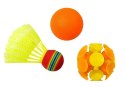 Zestaw Sportowy Rakiety Frisbee Diabolo LEAN Toys