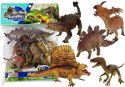 Zestaw Zwierząt Dinozaury 6 elementów w Worku LEAN Toys Zestaw Zwierząt Dinozaury 6 elementów w Worku LEAN Toys