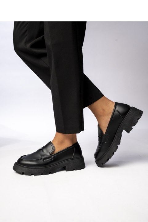 Damskie Mokasyny VIA GIULIA NERO - Inello Inello Damskie Mokasyny VIA GIULIA NERO - Inello Inello