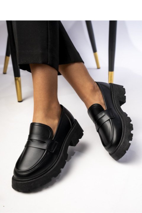 Damskie Mokasyny VIA GIULIA NERO - Inello Inello Damskie Mokasyny VIA GIULIA NERO - Inello Inello