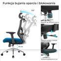 Fotel biurowy ergonomiczny Rosa niebieski ANGEL ANGEL