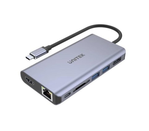 Hub USB-C Unitek D1056A, 2x USB 3.1, HDMI, DP, RJ45, SD Unitek