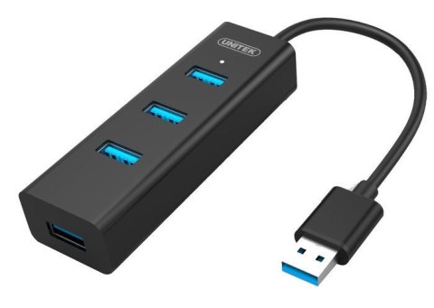 Hub USB Unitek Y-3089 4xUSB 3.0 czarny Unitek