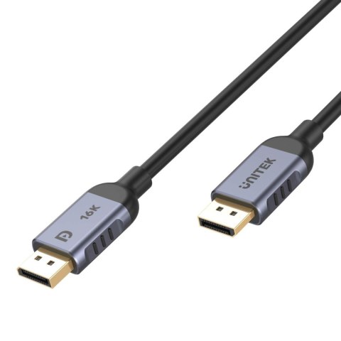 Kabel DisplayPort 2.1 Unitek C1626GY01-2M, 8K@120Hz, 2m Unitek Kabel DisplayPort 2.1 Unitek C1626GY01-2M, 8K@120Hz, 2m Unitek