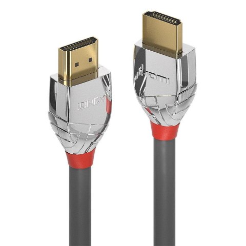 Kabel HDMI 2.0 LINDY High Speed M/M 5m szary/cromo LINDY Kabel HDMI 2.0 LINDY High Speed M/M 5m szary/cromo LINDY