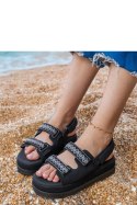 Sandały Model Jenisej PL367 Black - PRIMO PRIMO