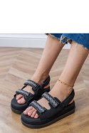 Sandały Model Jenisej PL367 Black - PRIMO PRIMO