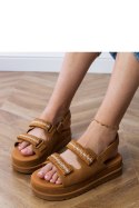 Sandały Model Jenisej PL367 Brown - PRIMO PRIMO