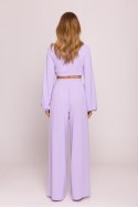 Spodnie Damskie Model MOE862 Fiołek - Moe Moe
