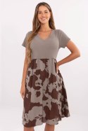 Sukienka Model DHJ-SK-253701.80 Dark Beige - Italy Moda Italy Moda