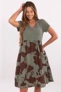 Sukienka Model DHJ-SK-253701.80 Khaki - Italy Moda Italy Moda
