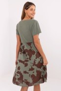 Sukienka Model DHJ-SK-253701.80 Khaki - Italy Moda Italy Moda