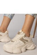 Buty Sportowe Model Sandra 88218 Beige/Gold - PRIMO PRIMO