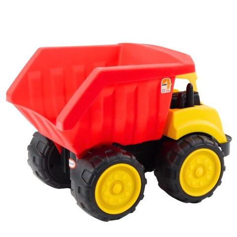 Duża Wywrotka Dla Dzieci Do Piasku Pojazd Budowlany Czerwono-Żółta LEAN Toys Duża Wywrotka Dla Dzieci Do Piasku Pojazd Budowlany Czerwono-Żółta LEAN Toys