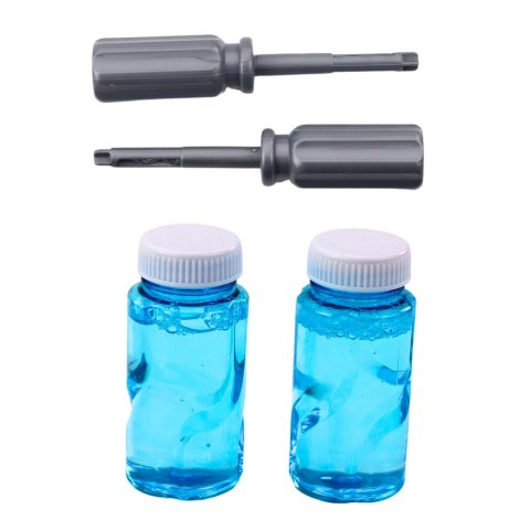 Pistolet Do Baniek Mydlanych Samolot do Skręcania Płyny Śrubokręt 2w1 LEAN Toys Pistolet Do Baniek Mydlanych Samolot do Skręcania Płyny Śrubokręt 2w1 LEAN Toys