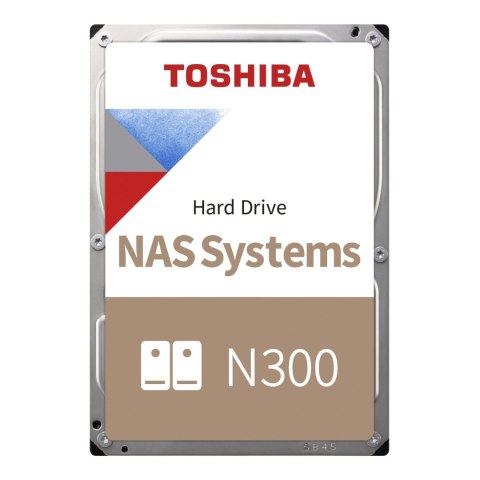 Dysk Toshiba N300 HDWG62AUZSVA 20TB 3,5" 7200 512MB SATA III NAS BULK Toshiba