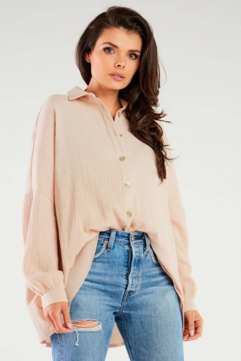 Koszula Damska Model M264 Beige - Infinite You Infinite You