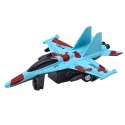 Myśliwiec Wojskowy Z Napędem Frykcyjnym Metalowy 11cm Mix LEAN TOYS