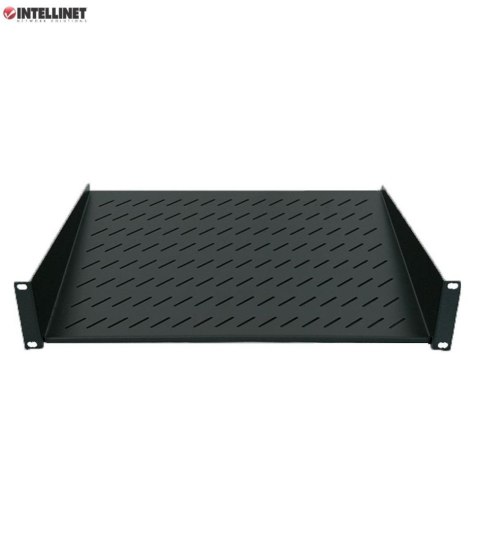 Półka do szafy 19" Intellinet 150mm 1U pełna, czarna Intellinet
