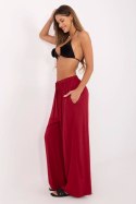 Spodnie Damskie Model MI-SP-25734.78 Bordo - Italy Moda Italy Moda