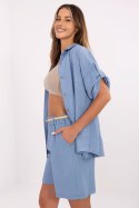 Szorty Damskie Model MI-SN-6620.72P Blue - Italy Moda Italy Moda
