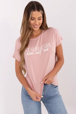 Tshirt Damski Model D12100M02737A Light Pink - Sublevel Sublevel