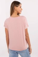 Tshirt Damski Model D12100M02737A Light Pink - Sublevel Sublevel Tshirt Damski Model D12100M02737A Light Pink - Sublevel Sublevel