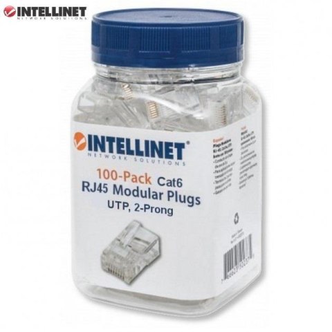 Wtyk Intellinet RJ45 8P/8C UTP Cat.6/linka 100szt. Intellinet