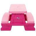 Zestaw Stolik Ogrodowy z Ławeczkami Dla Dzieci Dorex Różowy Dorex
