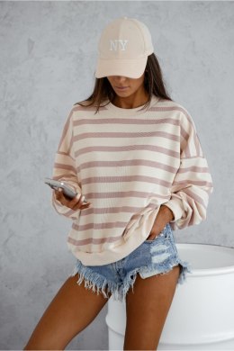 Bluza Damska Model 295674378 Light Pink Paski - LaBalancia LaBalancia