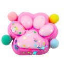 Gniotek Kocia Łapka Antystresowa Sensoryczna Squishy Konfetti Różowa LEAN TOYS