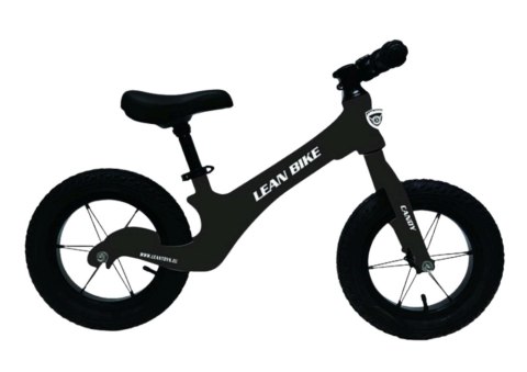 Rower Biegowy MAGNEZIO RS Rowerek Lekka Rama Magnezowa Czarny LEAN Trike
